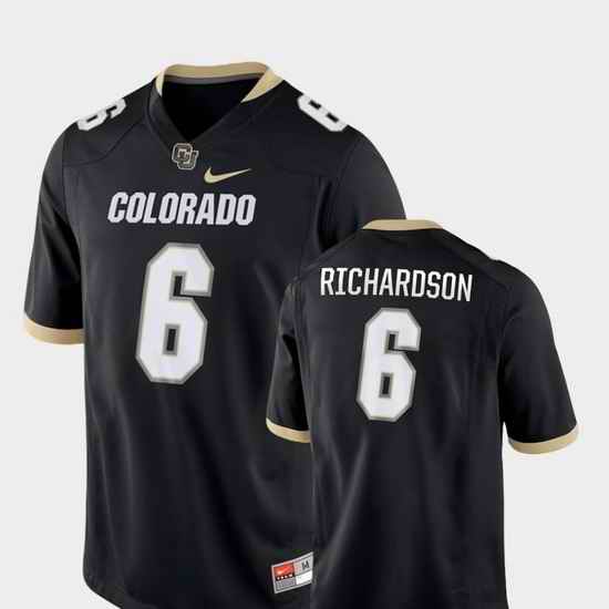 Men Colorado Buffaloes Paul Richardson 6 Black Game College Football Jersey